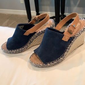 Tom’s wedges 7.5 worn once